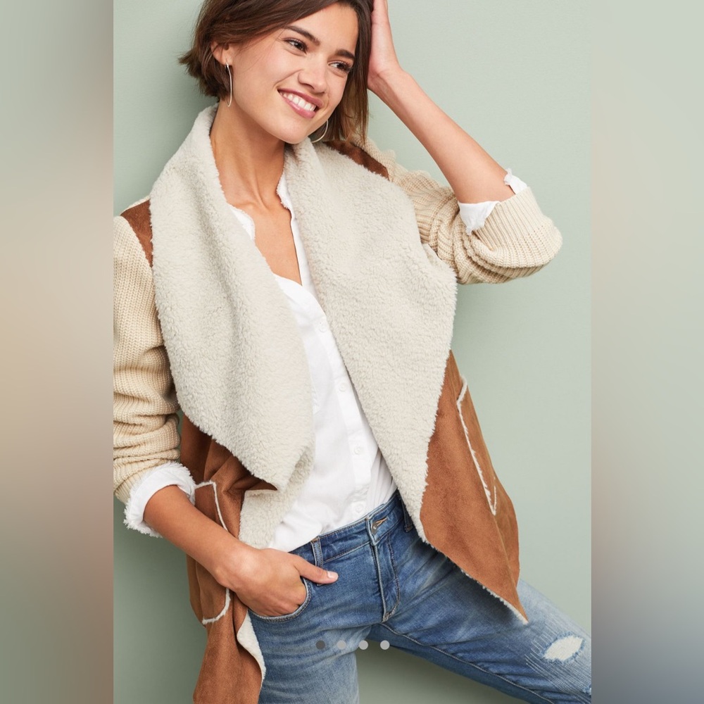 Moth Sherpa Moto Sweater